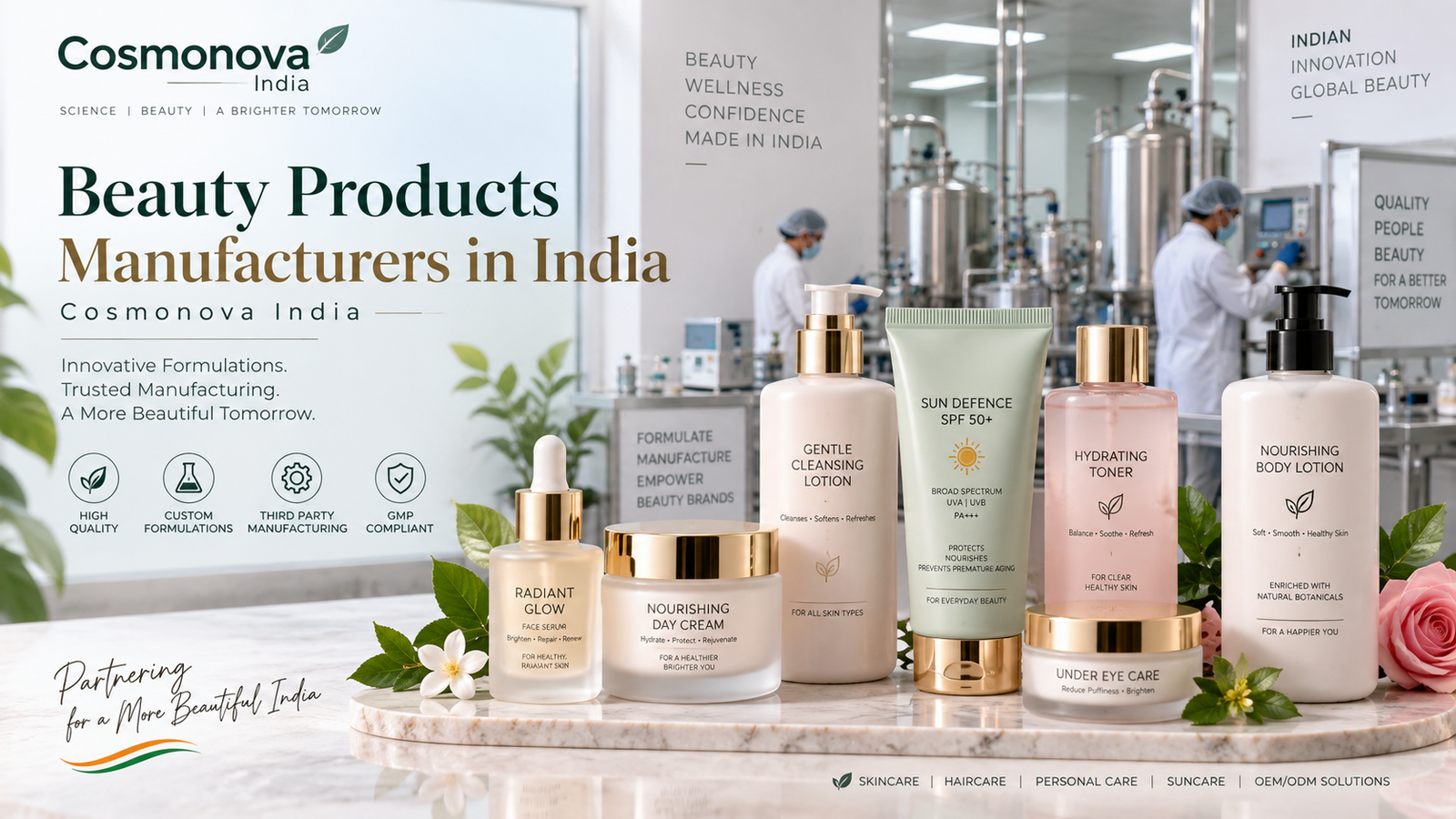 Beauty Products Manufacturers in India